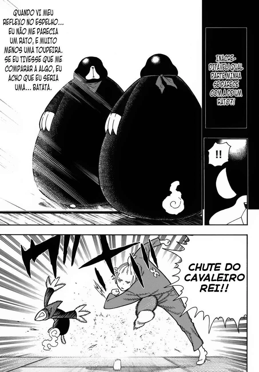 Fire Force Capítulo 2 – O Demônio, O Cavaleiro, E a Bruxa