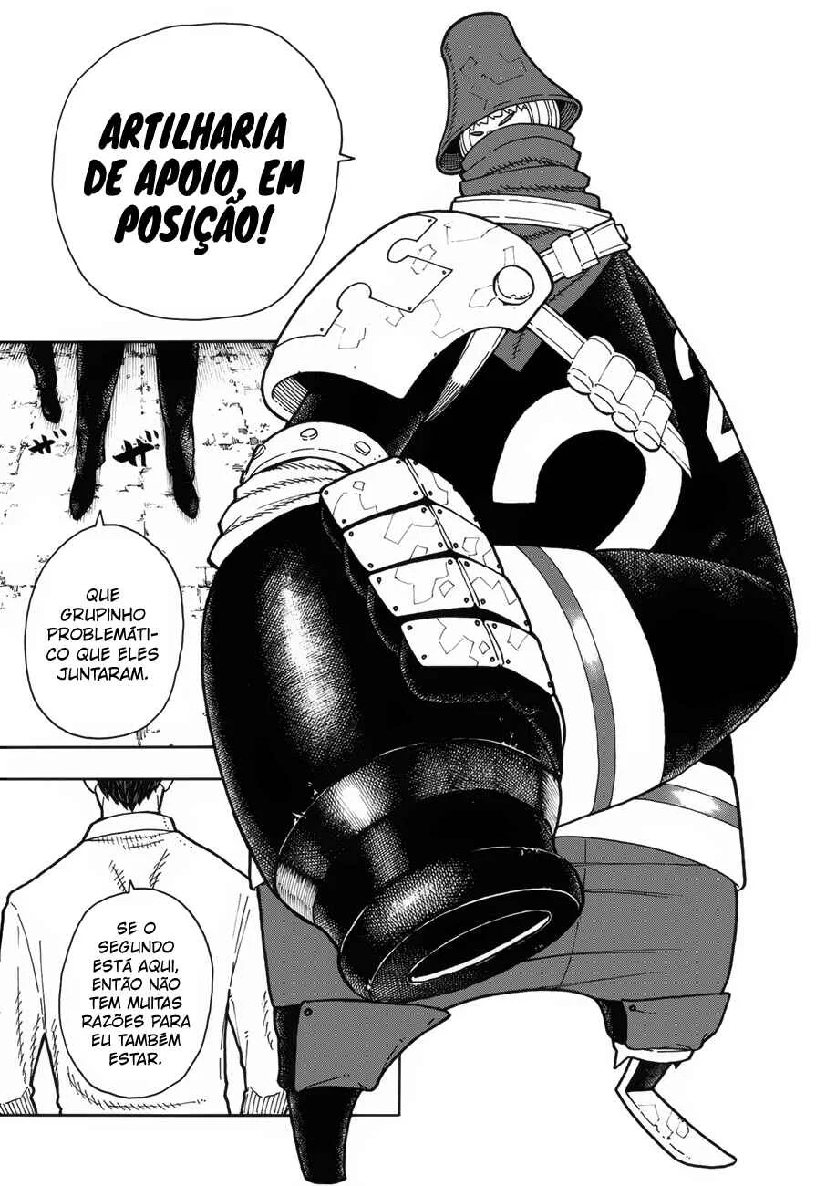 Fire Force Capítulo 2 – O Demônio, O Cavaleiro, E a Bruxa