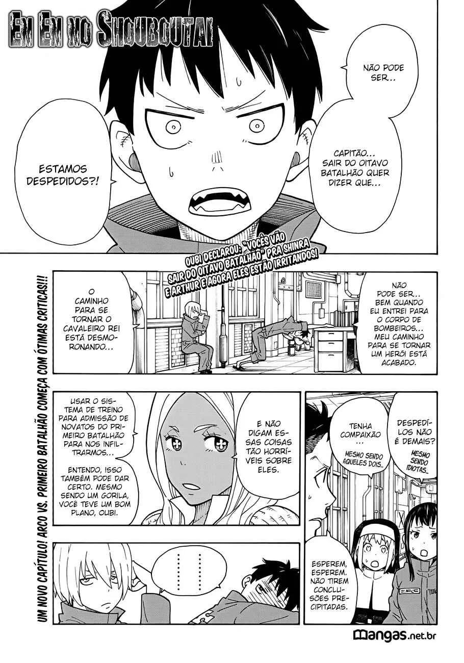 Fire Force Capítulo 2 – O Demônio, O Cavaleiro, E a Bruxa