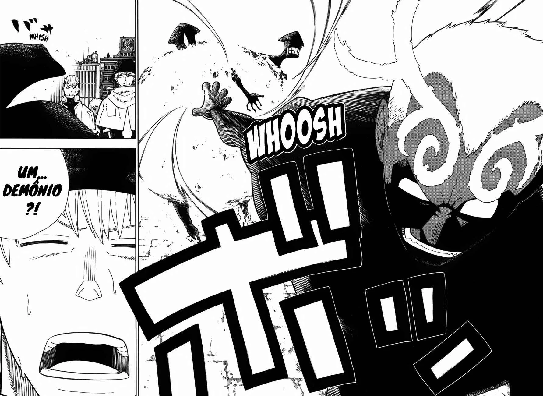 Fire Force Capítulo 2 – O Demônio, O Cavaleiro, E a Bruxa