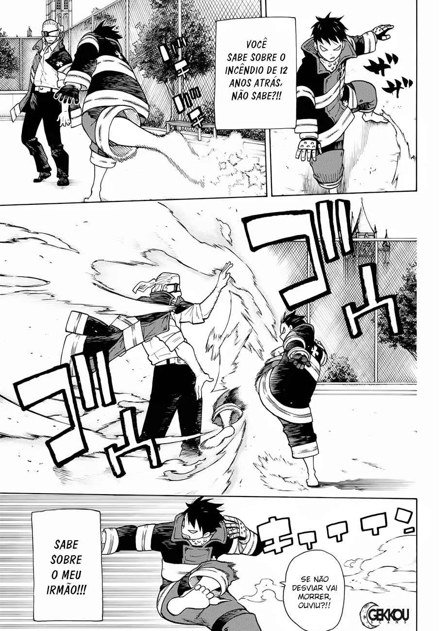 Fire Force Capítulo 2 – O Demônio, O Cavaleiro, E a Bruxa