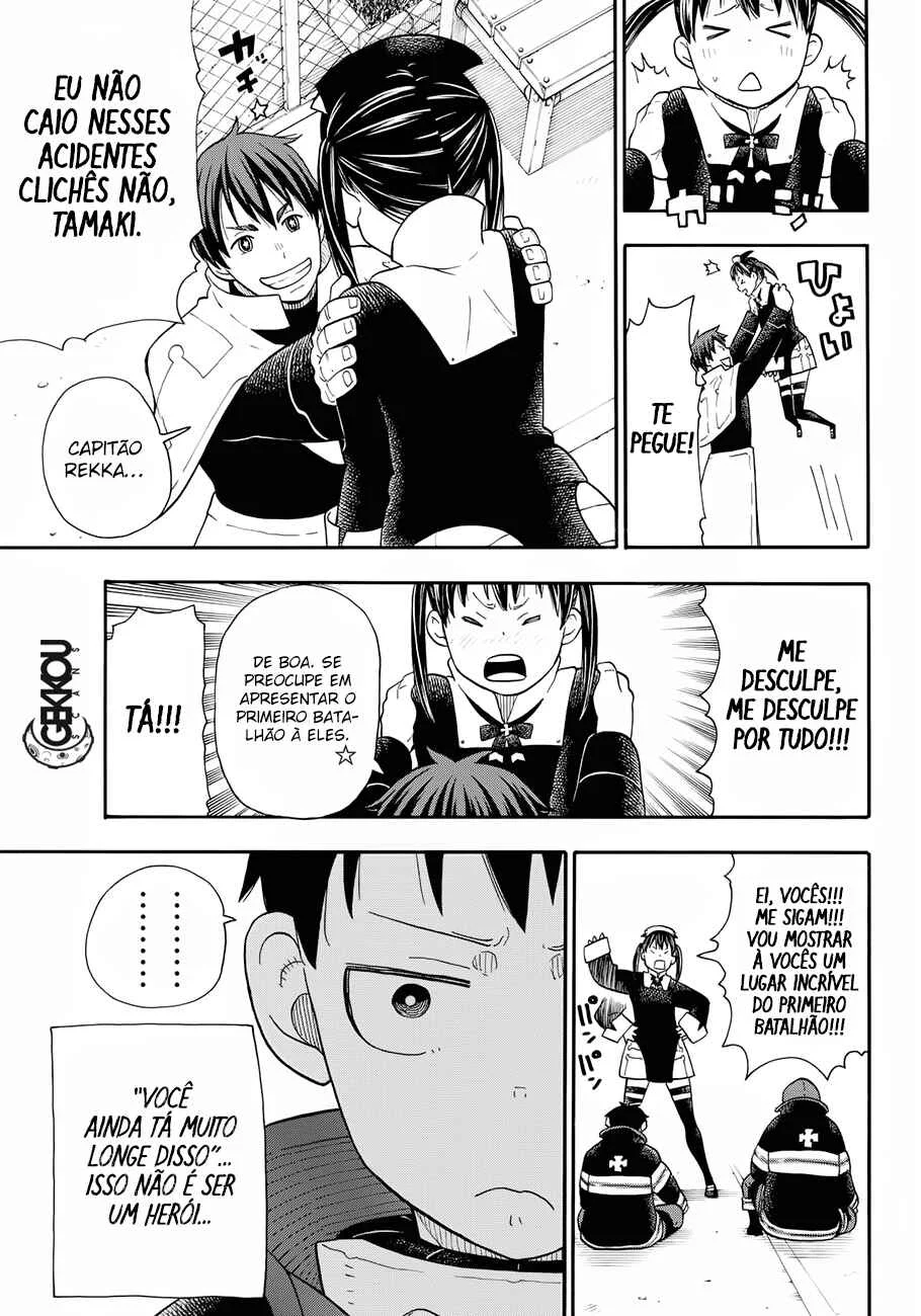 Fire Force Capítulo 2 – O Demônio, O Cavaleiro, E a Bruxa