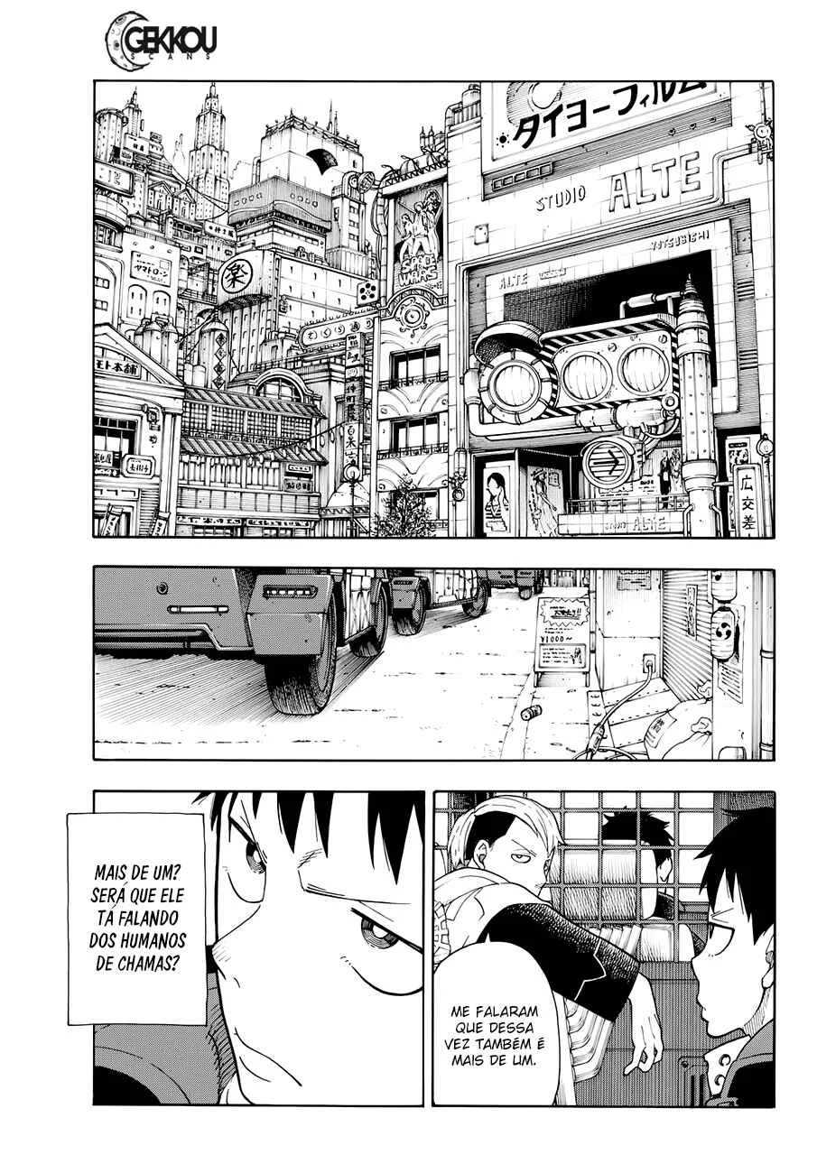 Fire Force Capítulo 2 – O Demônio, O Cavaleiro, E a Bruxa