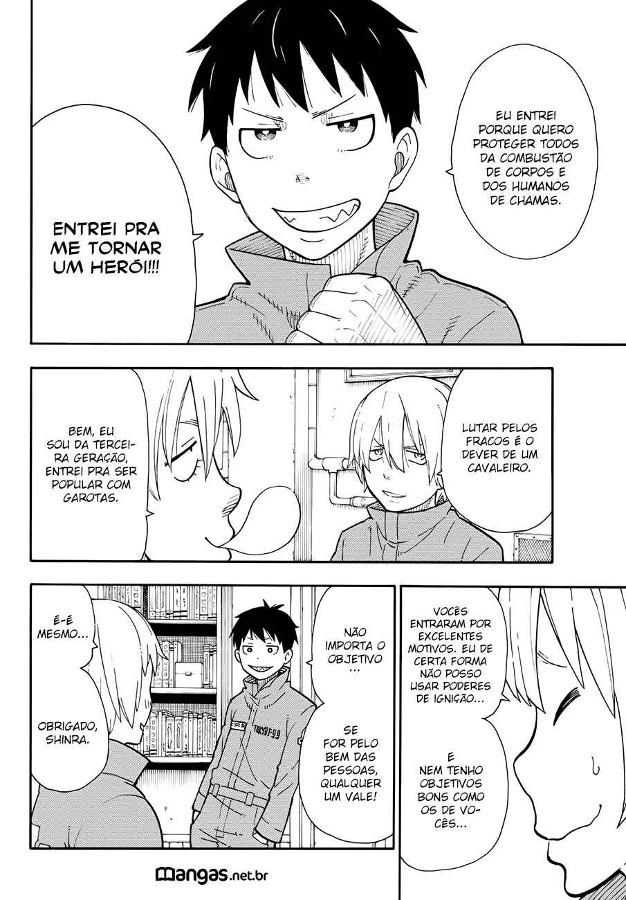 Fire Force Capítulo 2 – O Demônio, O Cavaleiro, E a Bruxa