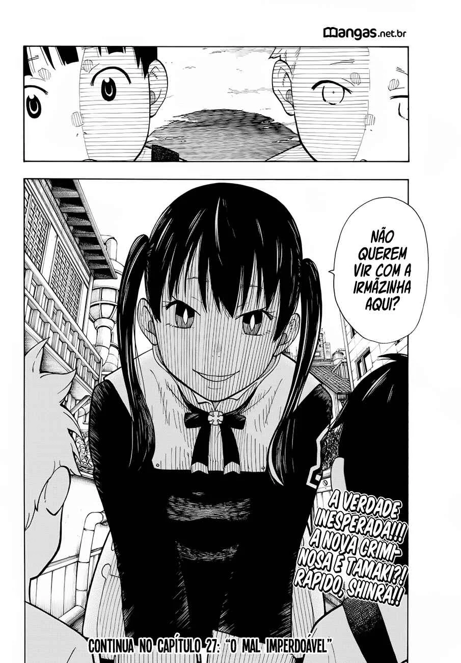 Fire Force Capítulo 2 – O Demônio, O Cavaleiro, E a Bruxa