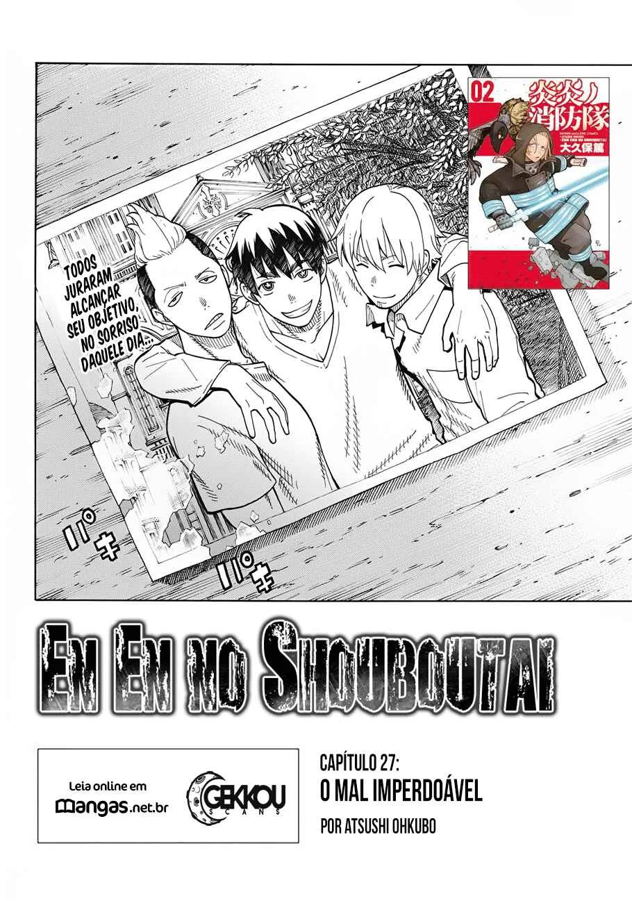 Fire Force Capítulo 2 – O Demônio, O Cavaleiro, E a Bruxa