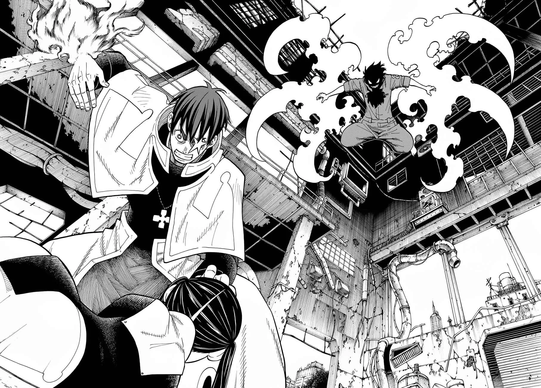 Fire Force Capítulo 2 – O Demônio, O Cavaleiro, E a Bruxa