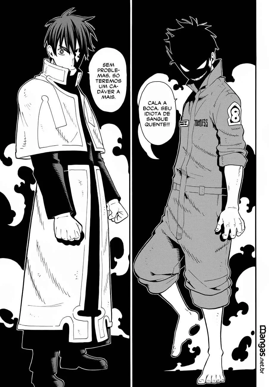Fire Force Capítulo 2 – O Demônio, O Cavaleiro, E a Bruxa