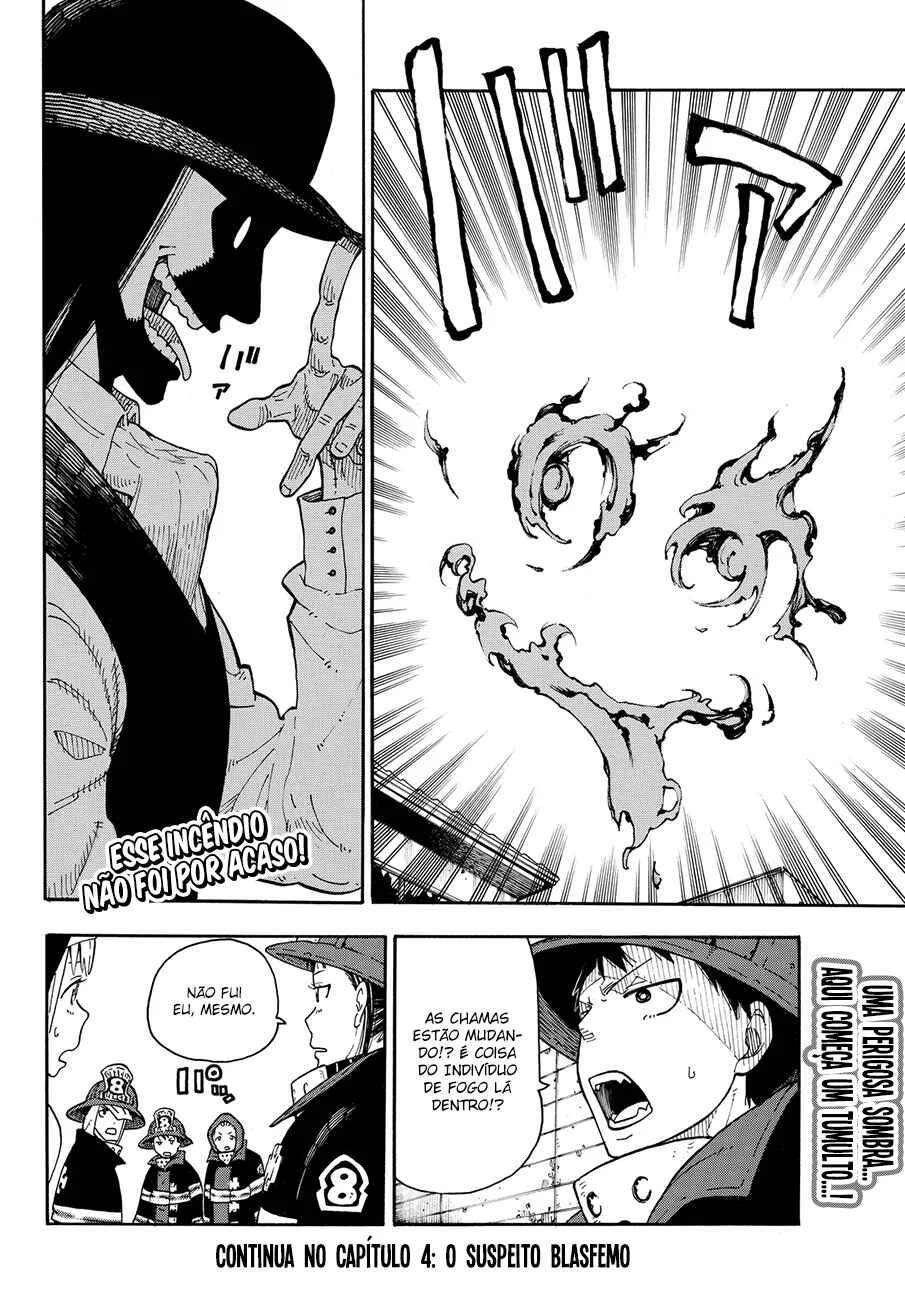 Fire Force Capítulo 2 – O Demônio, O Cavaleiro, E a Bruxa