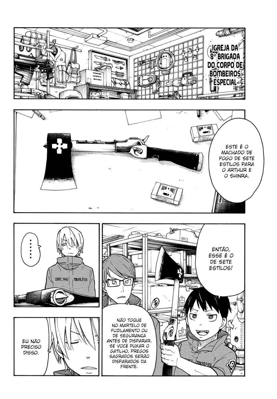 Fire Force Capítulo 2 – O Demônio, O Cavaleiro, E a Bruxa