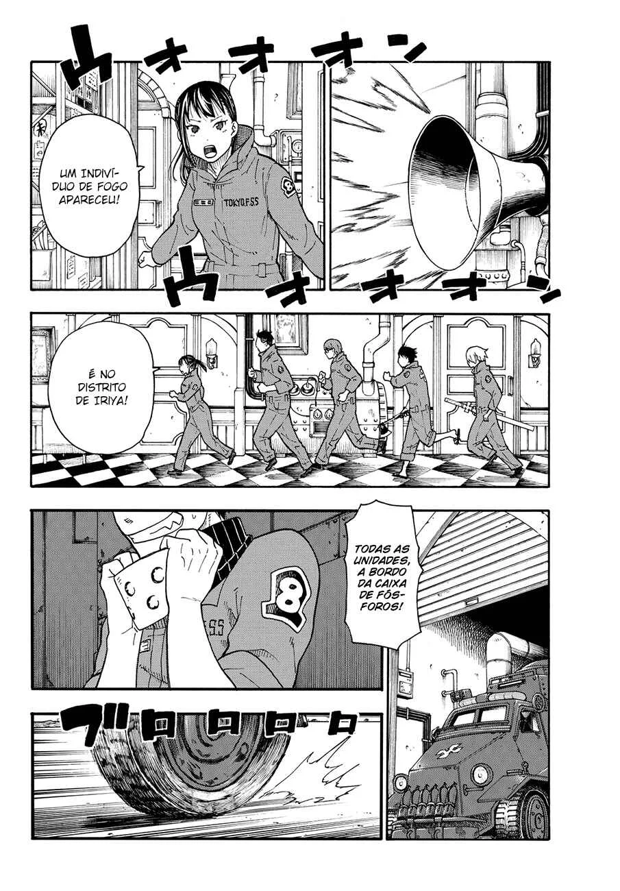 Fire Force Capítulo 2 – O Demônio, O Cavaleiro, E a Bruxa