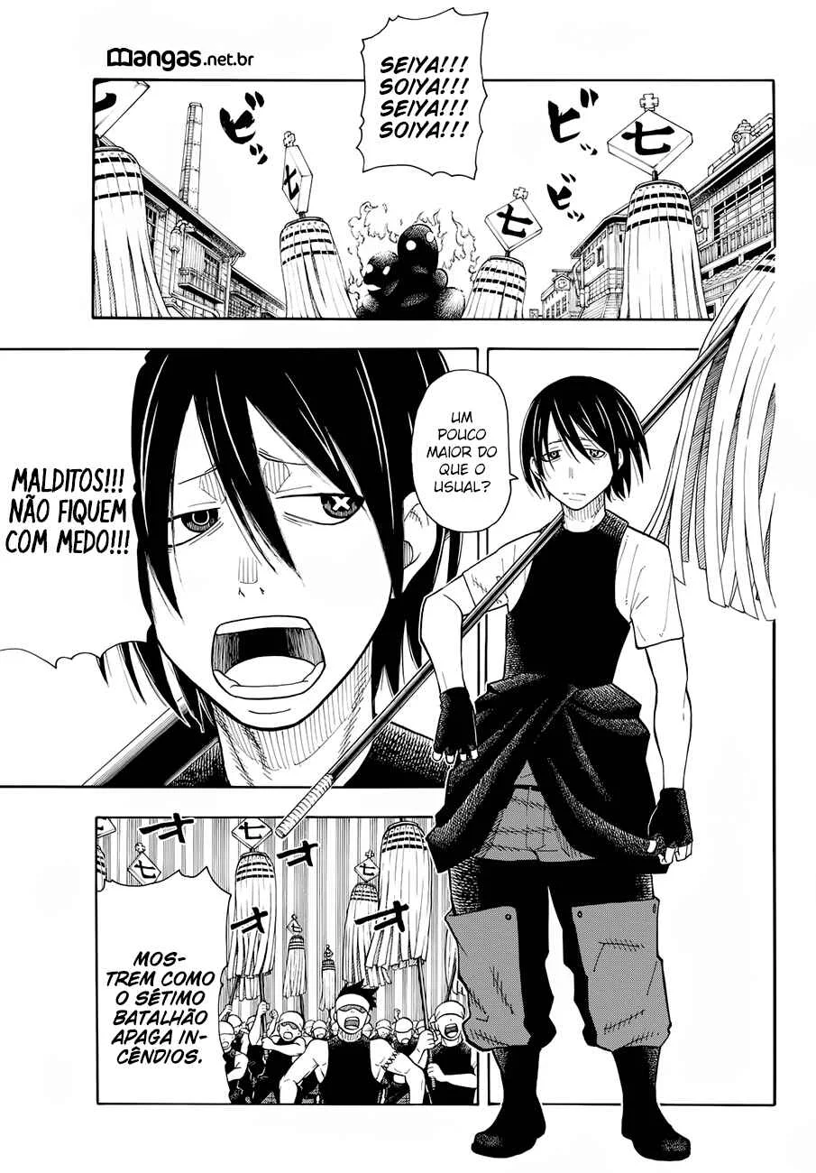 Fire Force Capítulo 2 – O Demônio, O Cavaleiro, E a Bruxa