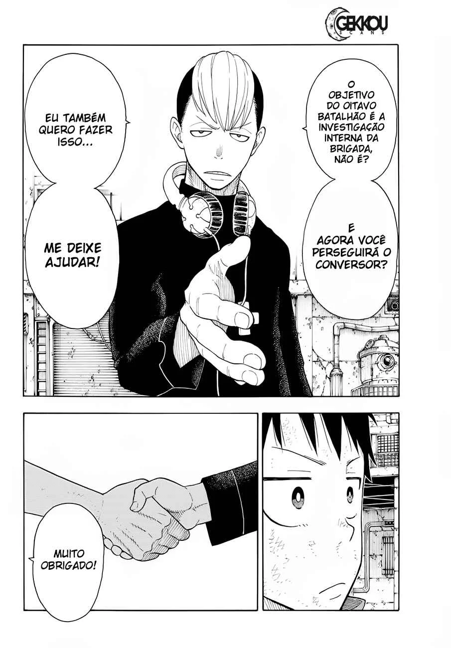 Fire Force Capítulo 2 – O Demônio, O Cavaleiro, E a Bruxa