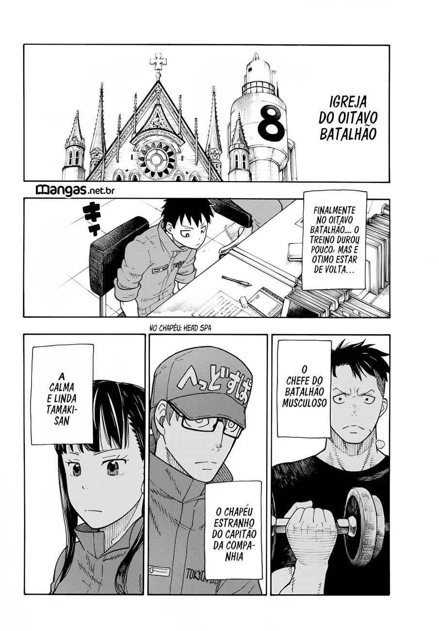 Fire Force Capítulo 2 – O Demônio, O Cavaleiro, E a Bruxa