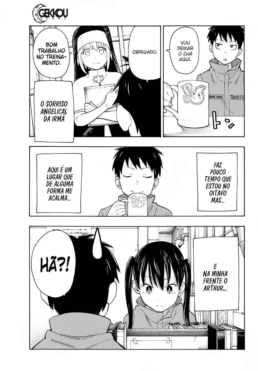 Fire Force Capítulo 2 – O Demônio, O Cavaleiro, E a Bruxa