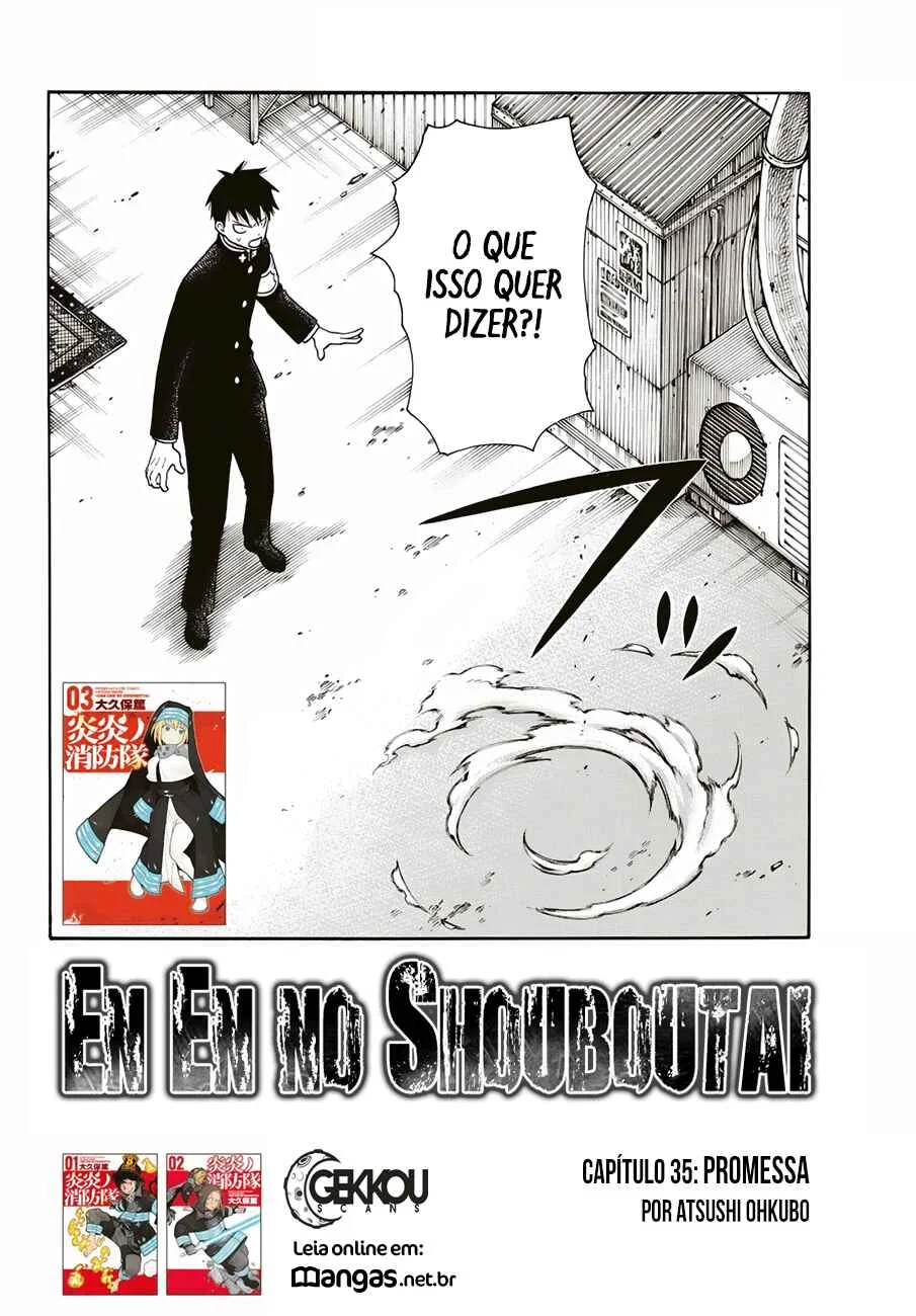 Fire Force Capítulo 2 – O Demônio, O Cavaleiro, E a Bruxa