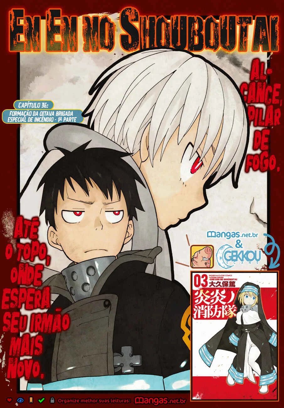 Fire Force Capítulo 2 – O Demônio, O Cavaleiro, E a Bruxa