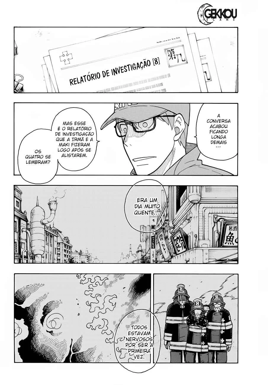 Fire Force Capítulo 2 – O Demônio, O Cavaleiro, E a Bruxa