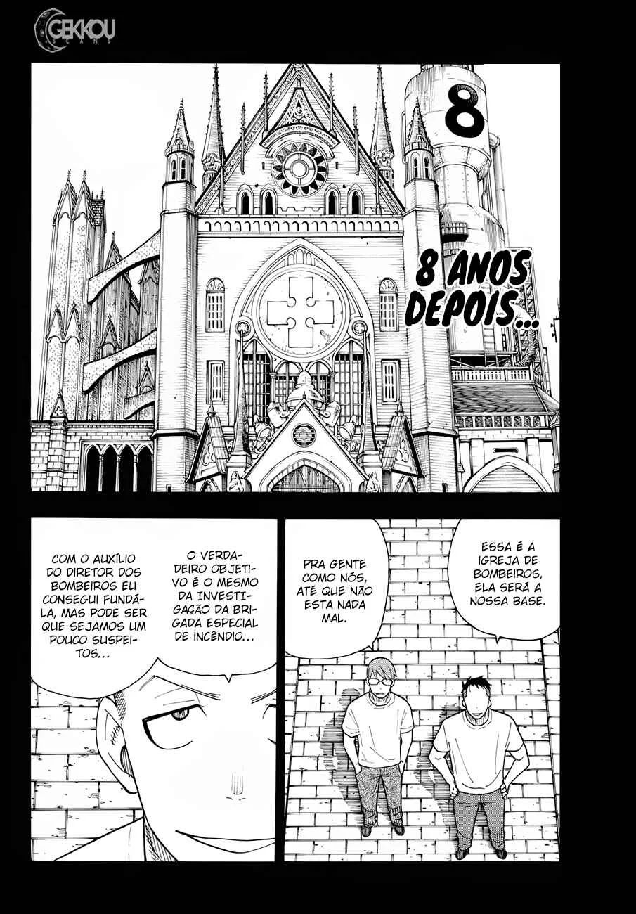 Fire Force Capítulo 2 – O Demônio, O Cavaleiro, E a Bruxa