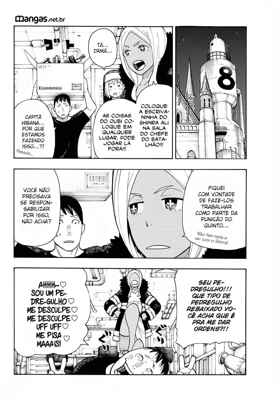 Fire Force Capítulo 2 – O Demônio, O Cavaleiro, E a Bruxa