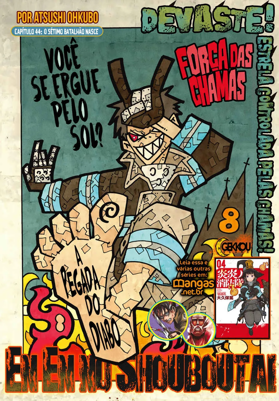 Fire Force Capítulo 2 – O Demônio, O Cavaleiro, E a Bruxa