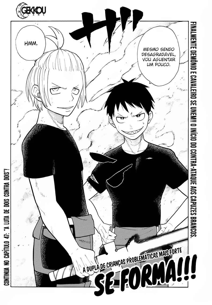 Fire Force Capítulo 2 – O Demônio, O Cavaleiro, E a Bruxa