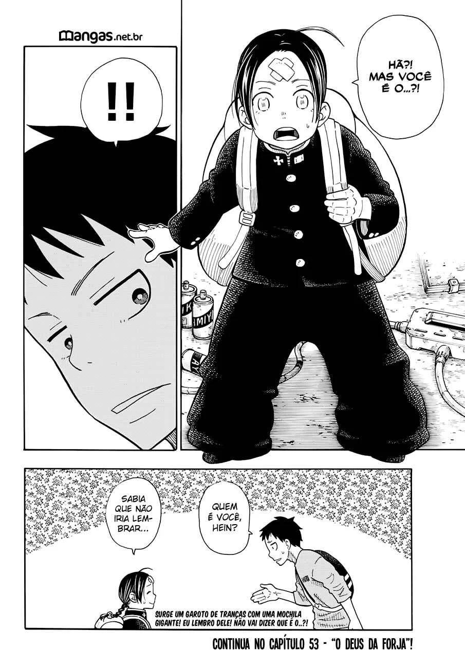Fire Force Capítulo 2 – O Demônio, O Cavaleiro, E a Bruxa