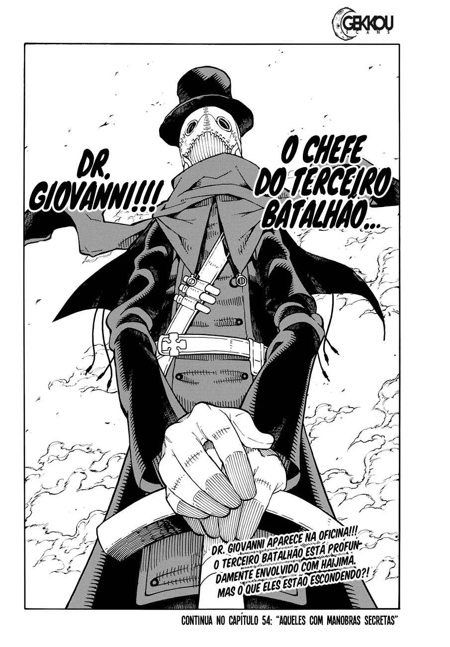 Fire Force Capítulo 2 – O Demônio, O Cavaleiro, E a Bruxa