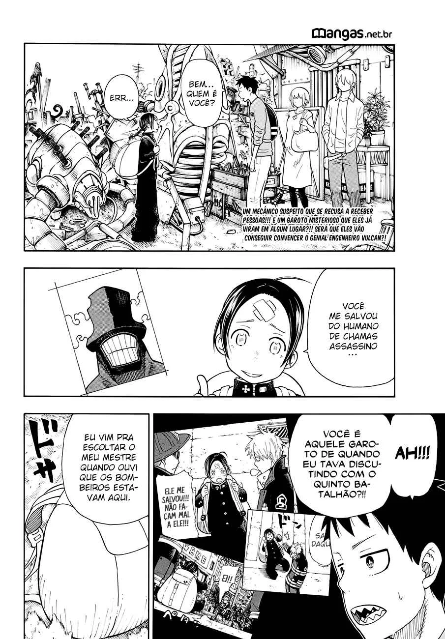 Fire Force Capítulo 2 – O Demônio, O Cavaleiro, E a Bruxa