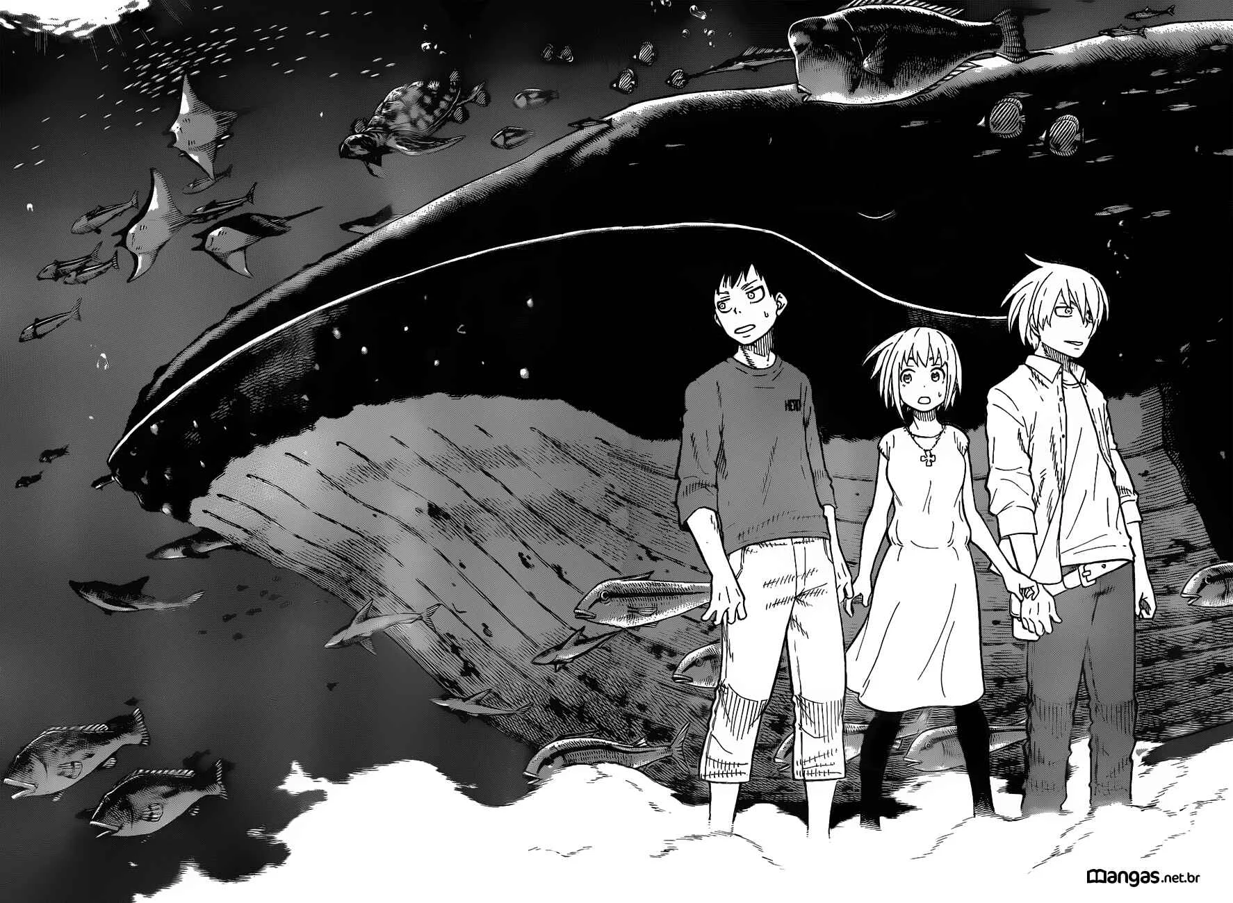 Fire Force Capítulo 2 – O Demônio, O Cavaleiro, E a Bruxa