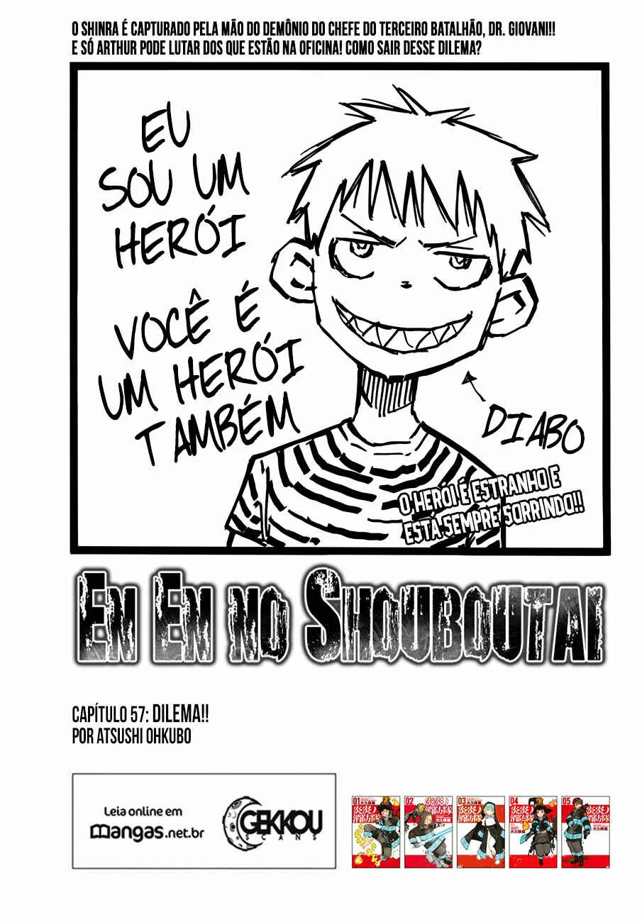 Fire Force Capítulo 2 – O Demônio, O Cavaleiro, E a Bruxa