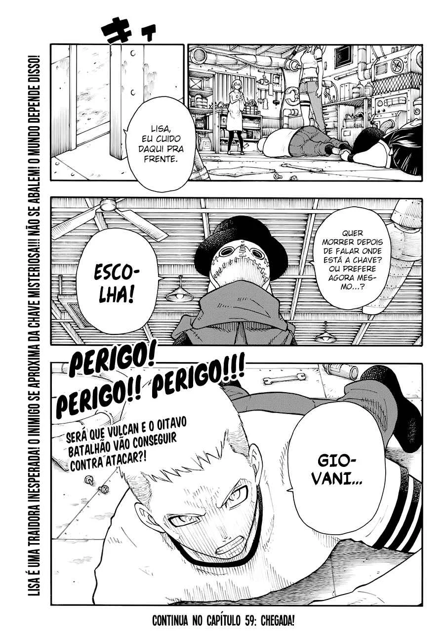 Fire Force Capítulo 2 – O Demônio, O Cavaleiro, E a Bruxa