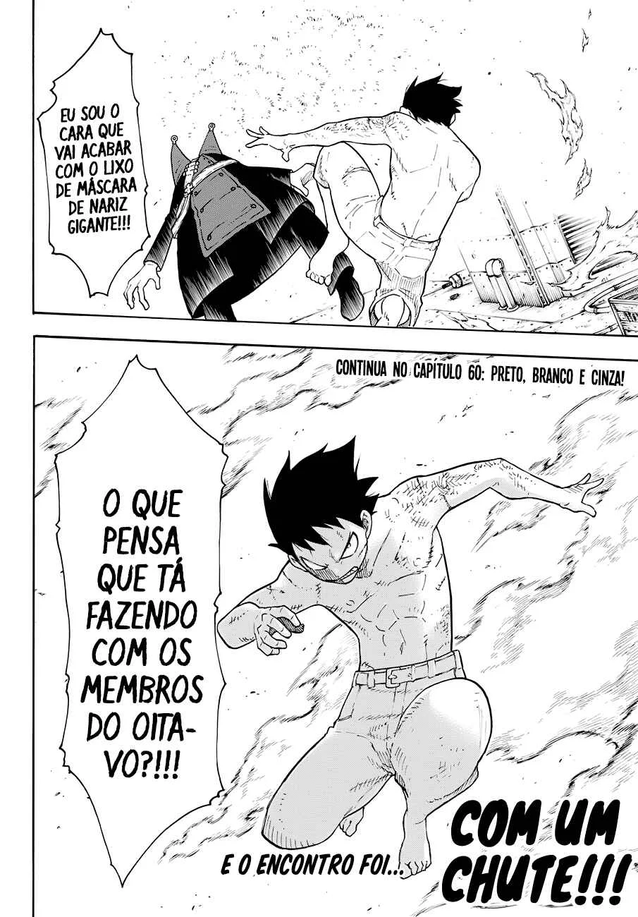Fire Force Capítulo 2 – O Demônio, O Cavaleiro, E a Bruxa