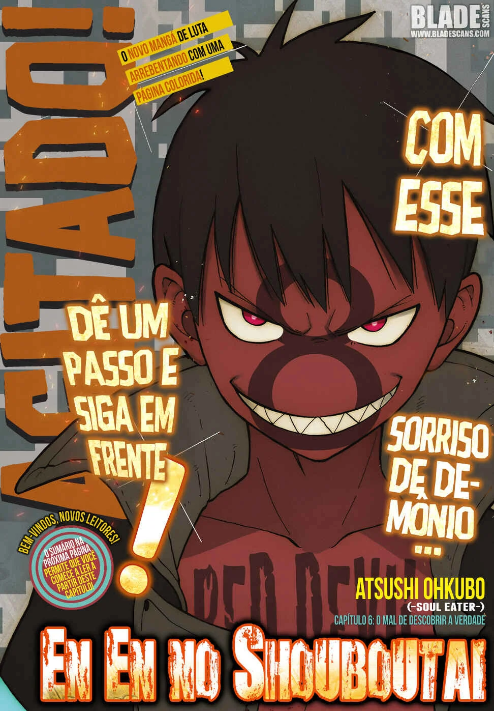 Fire Force Capítulo 2 – O Demônio, O Cavaleiro, E a Bruxa