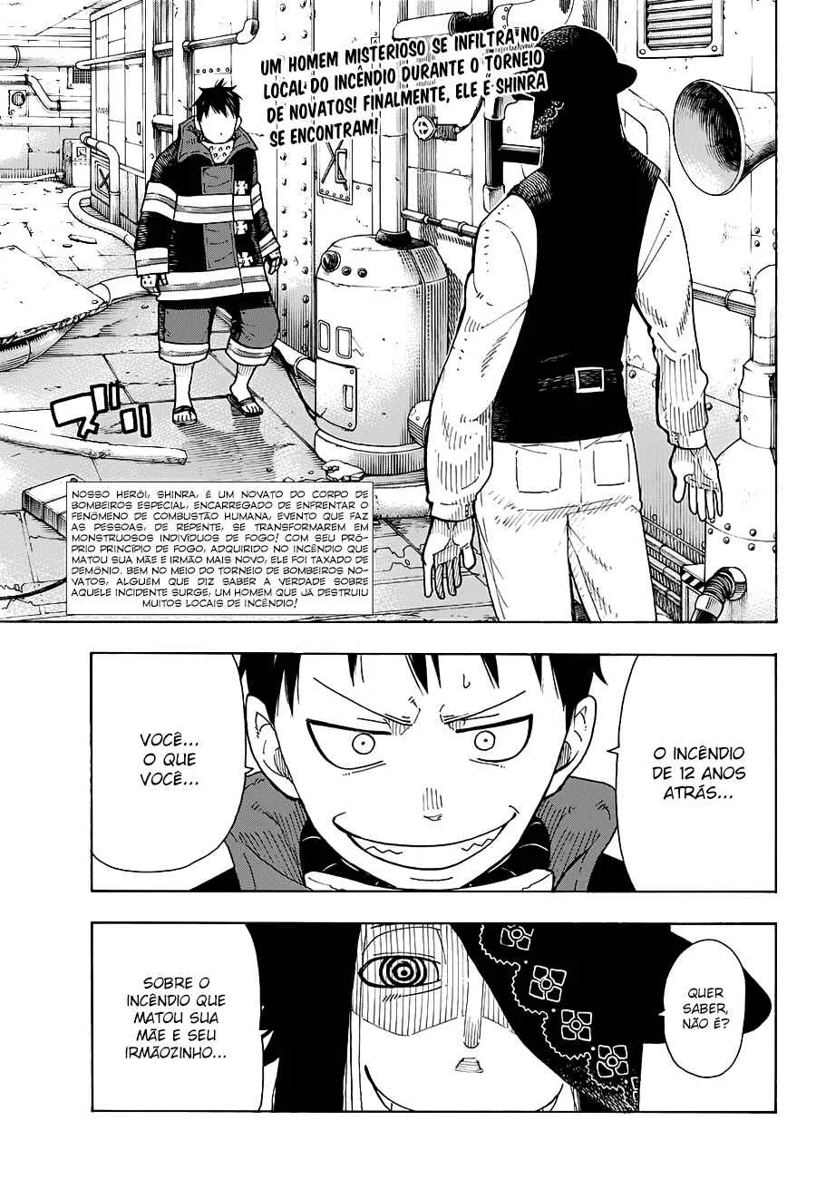 Fire Force Capítulo 2 – O Demônio, O Cavaleiro, E a Bruxa