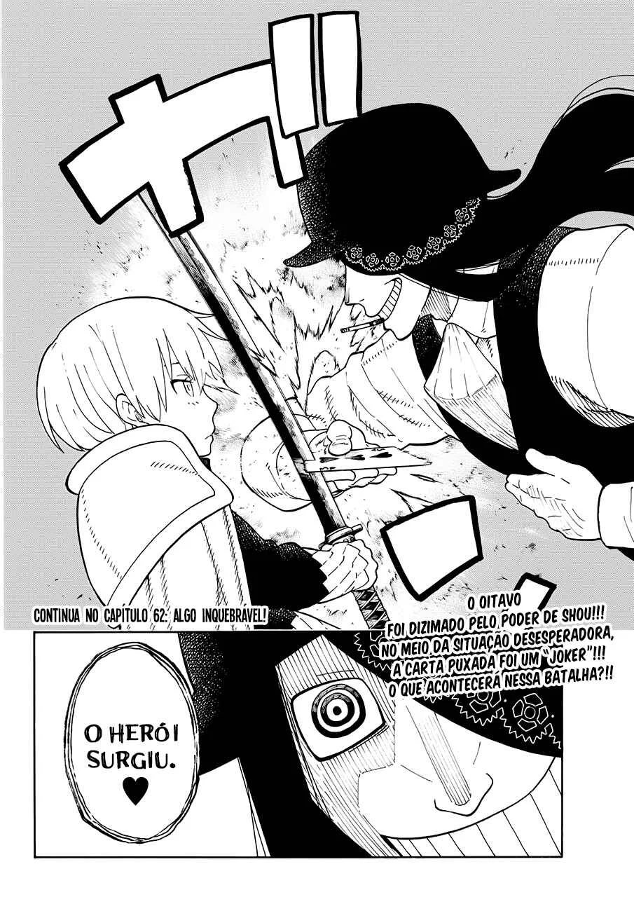Fire Force Capítulo 2 – O Demônio, O Cavaleiro, E a Bruxa