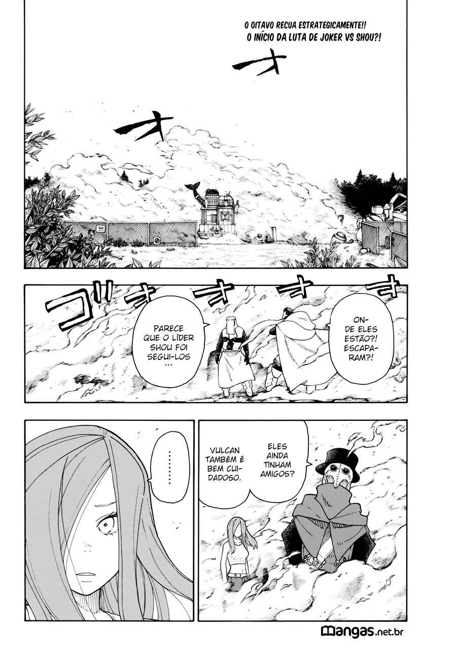 Fire Force Capítulo 2 – O Demônio, O Cavaleiro, E a Bruxa