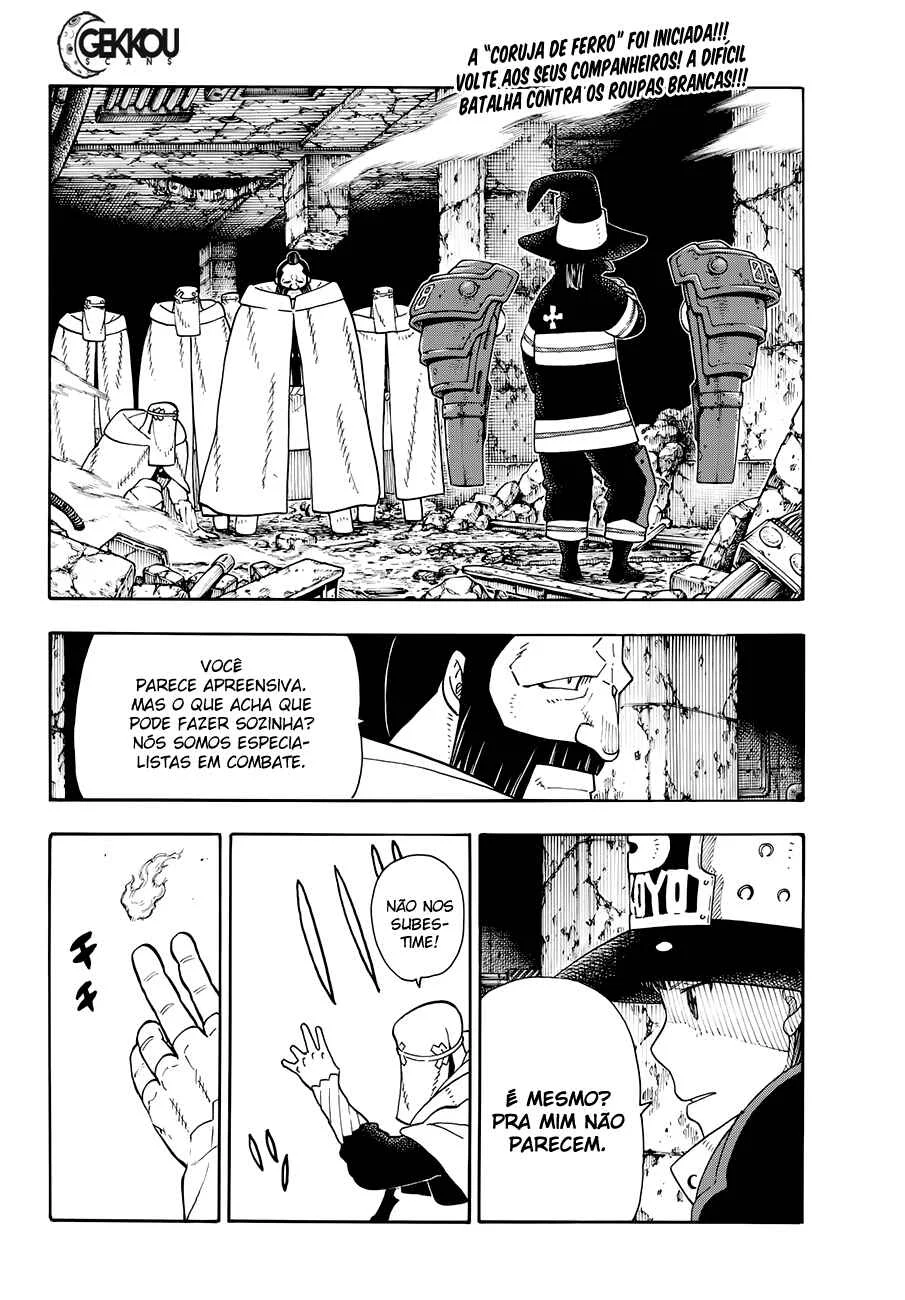 Fire Force Capítulo 2 – O Demônio, O Cavaleiro, E a Bruxa