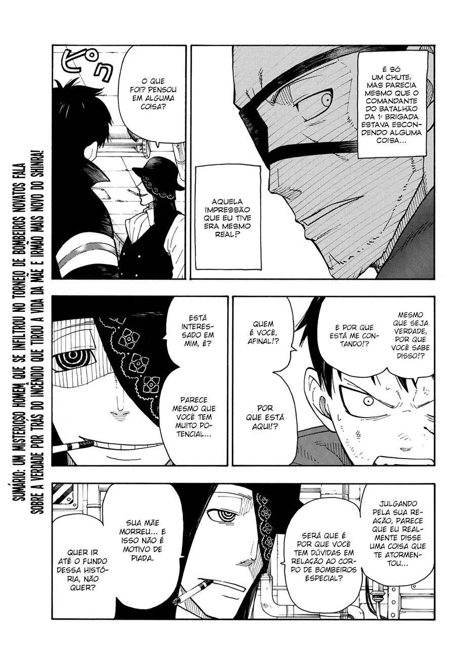 Fire Force Capítulo 2 – O Demônio, O Cavaleiro, E a Bruxa