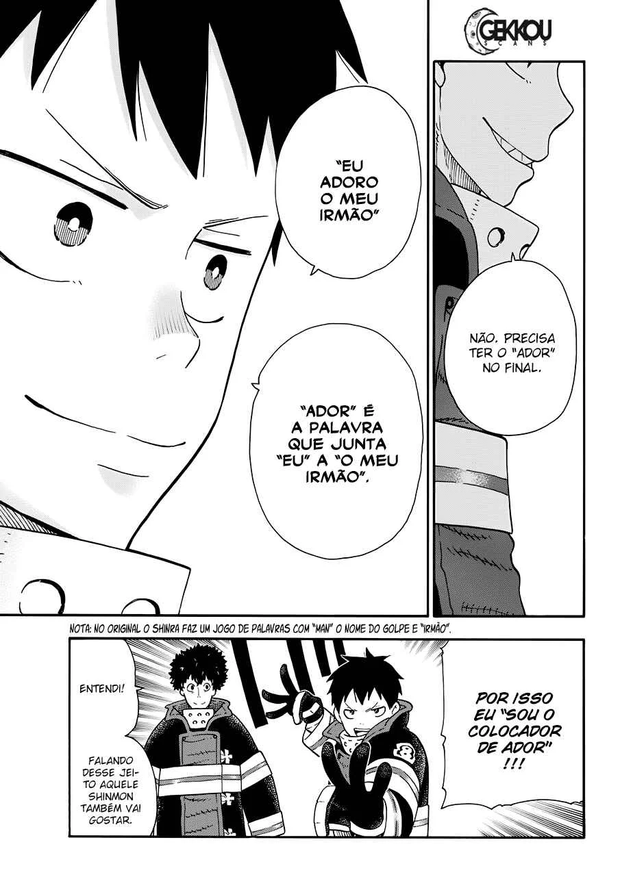 Fire Force Capítulo 2 – O Demônio, O Cavaleiro, E a Bruxa