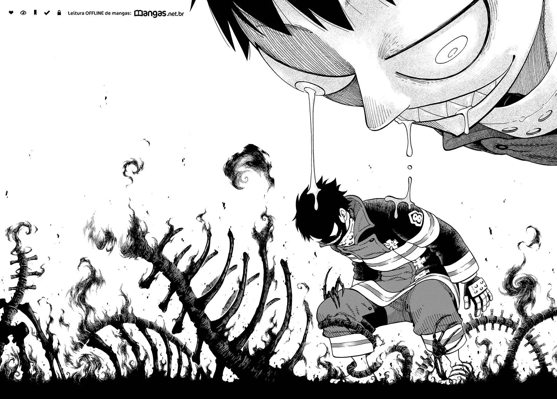 Fire Force Capítulo 2 – O Demônio, O Cavaleiro, E a Bruxa