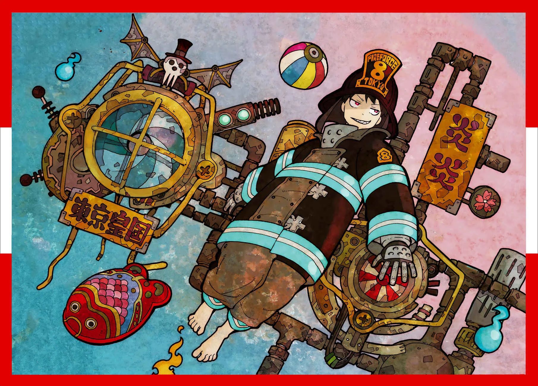 Fire Force Capítulo 2 – O Demônio, O Cavaleiro, E a Bruxa