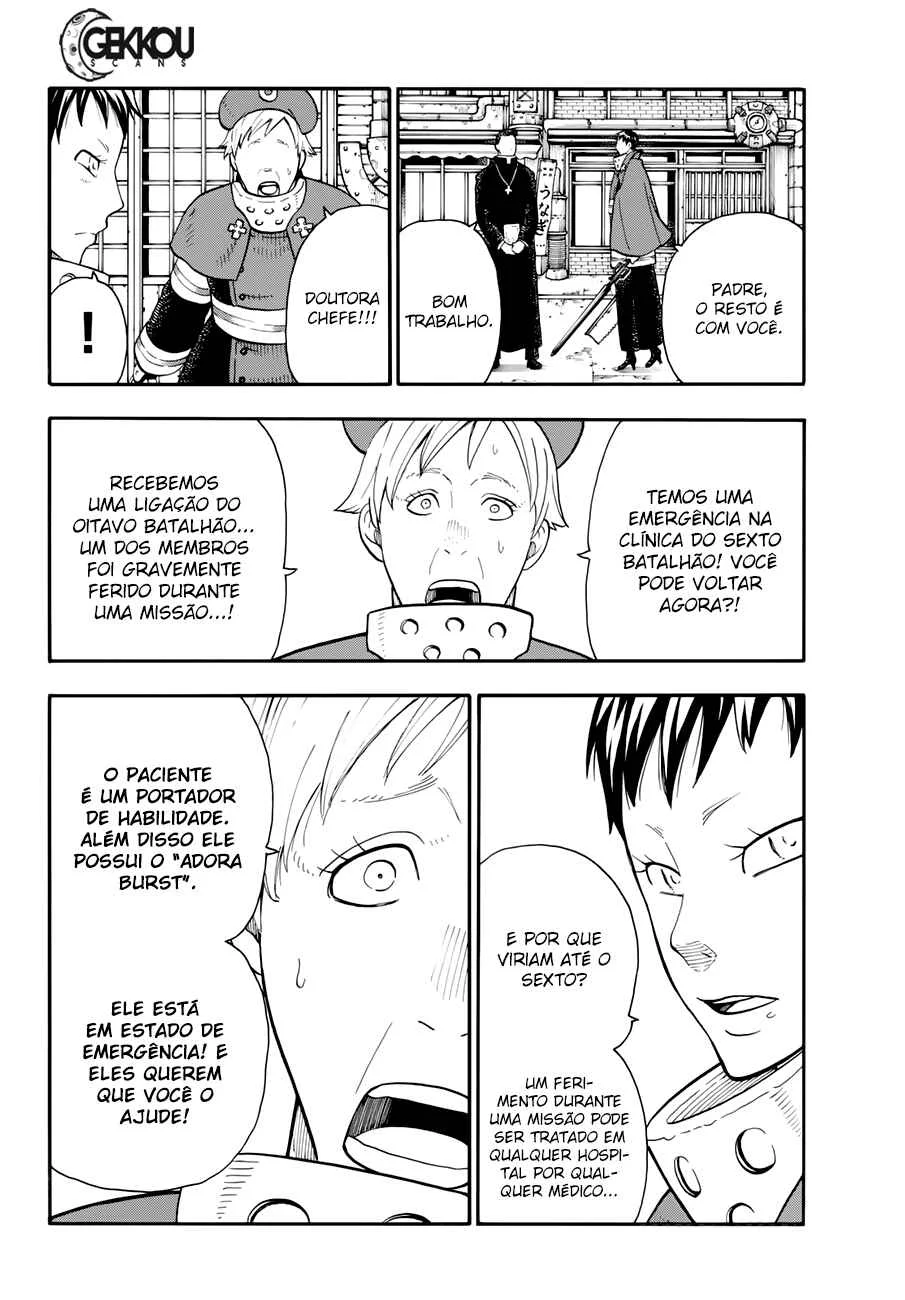 Fire Force Capítulo 2 – O Demônio, O Cavaleiro, E a Bruxa