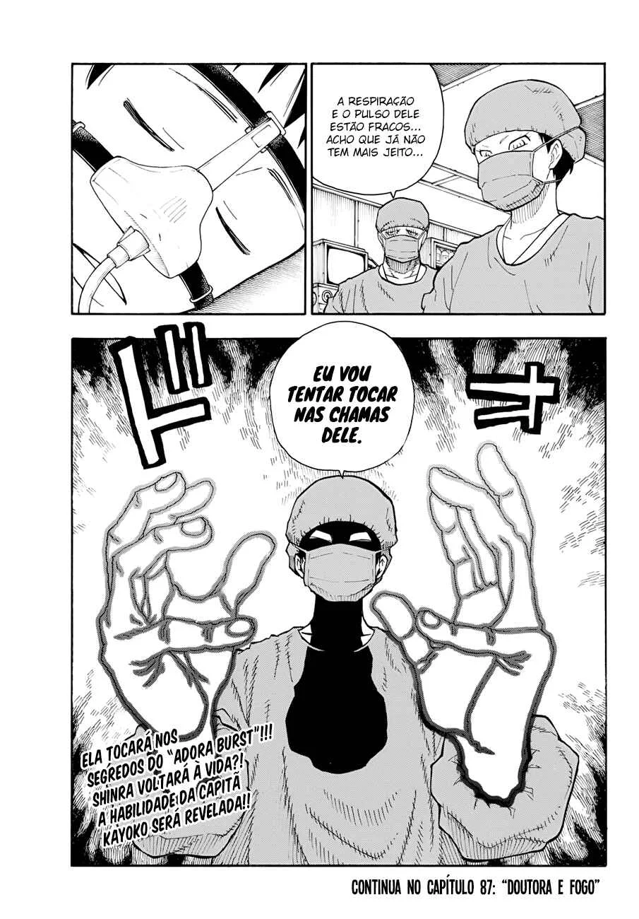 Fire Force Capítulo 2 – O Demônio, O Cavaleiro, E a Bruxa
