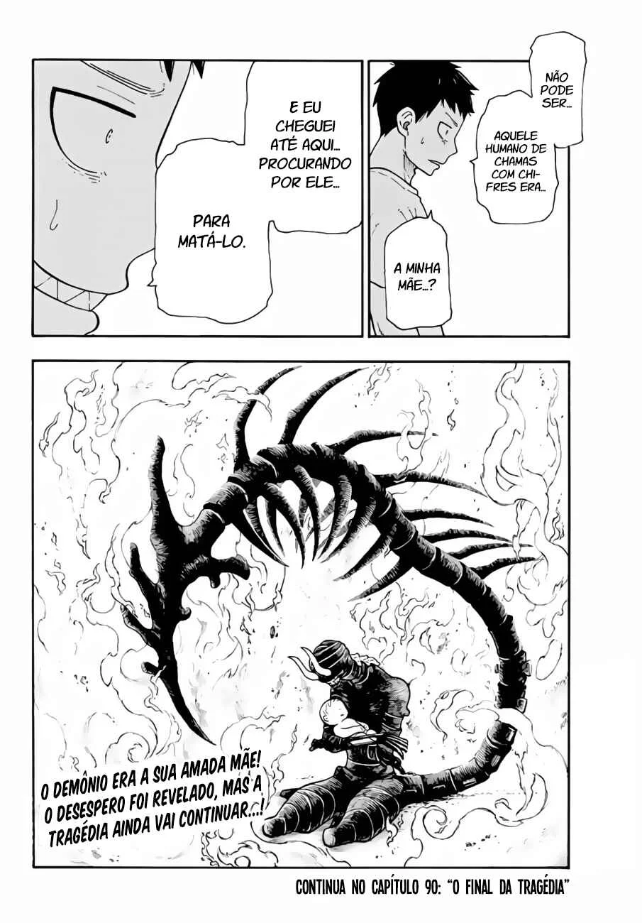 Fire Force Capítulo 2 – O Demônio, O Cavaleiro, E a Bruxa