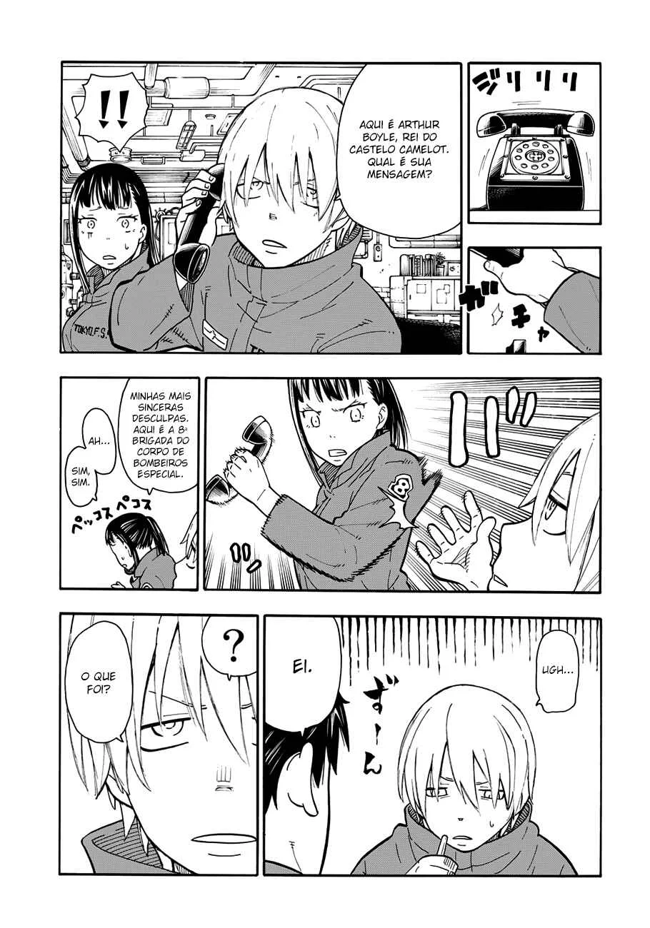Fire Force Capítulo 2 – O Demônio, O Cavaleiro, E a Bruxa