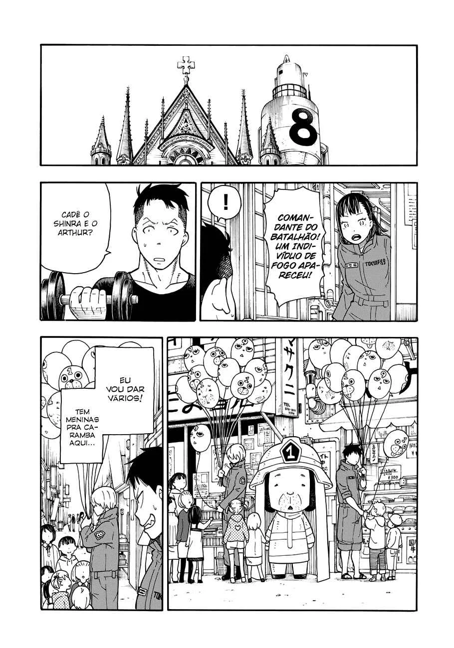 Fire Force Capítulo 2 – O Demônio, O Cavaleiro, E a Bruxa