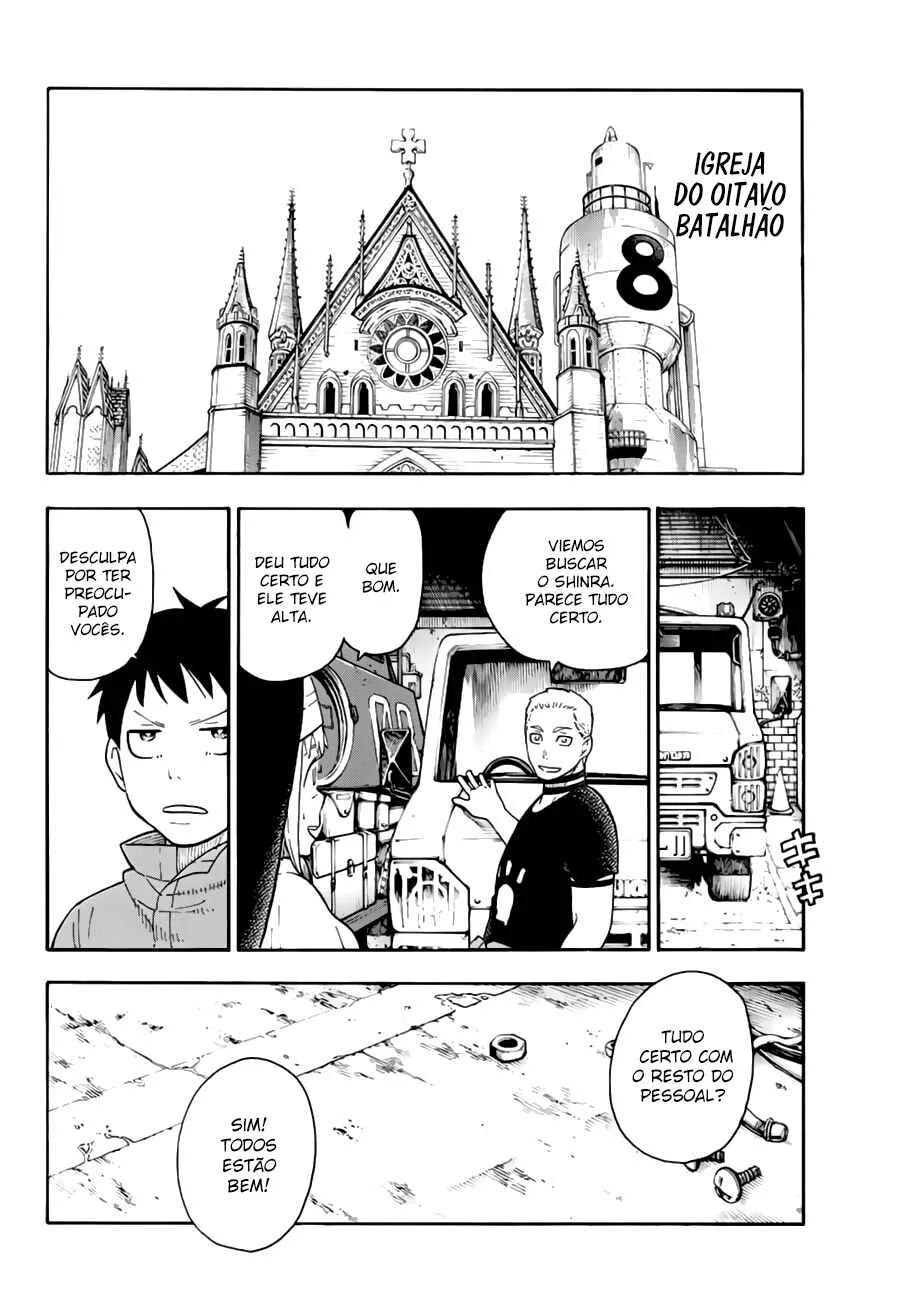 Fire Force Capítulo 2 – O Demônio, O Cavaleiro, E a Bruxa