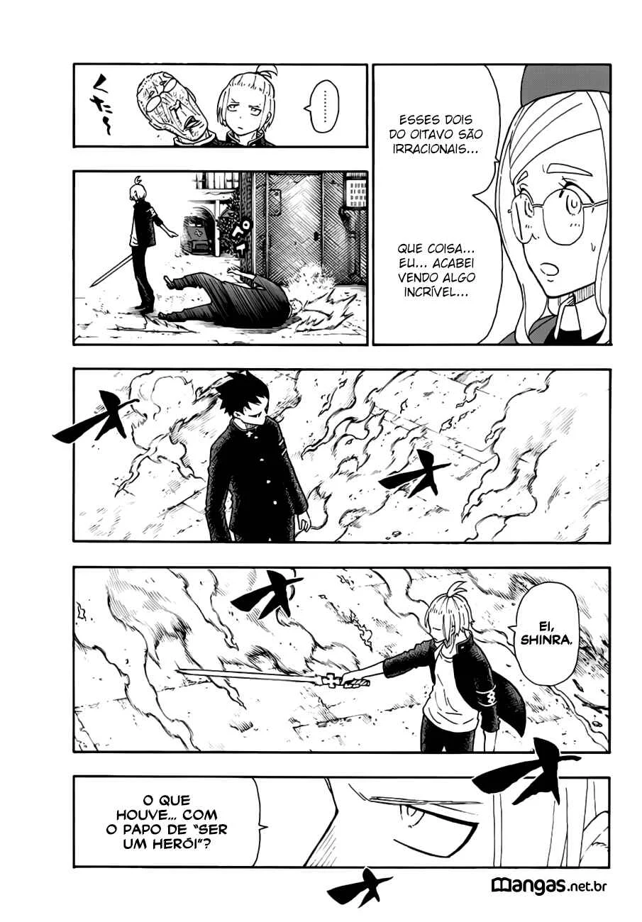 Fire Force Capítulo 2 – O Demônio, O Cavaleiro, E a Bruxa