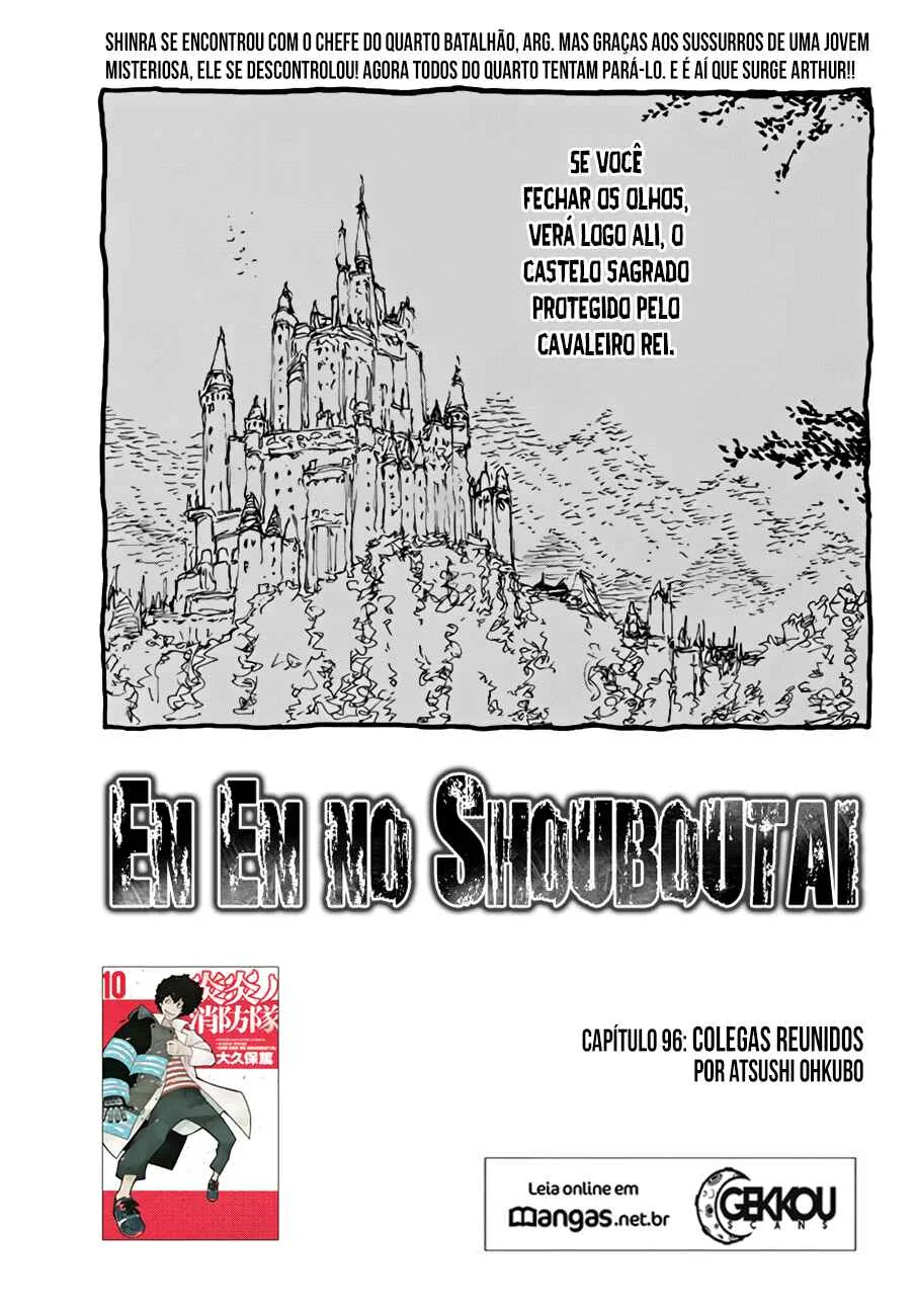 Fire Force Capítulo 2 – O Demônio, O Cavaleiro, E a Bruxa